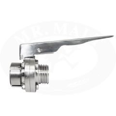 Butterfly valve M-G/F DIN 20 + handle