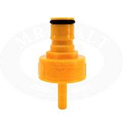 Duotight - Ball Lock Plastic Carbonation Cap x 6.35 mm (Yellow)