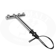 Tee Beer Tower stainless steel column - 4 ways 5/8 thread