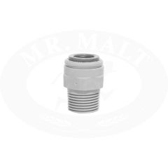 Connector 3/8 M d. 9,5 BSPT adapter JG