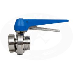 Butterfly valve M-G/F DIN 25 + handle