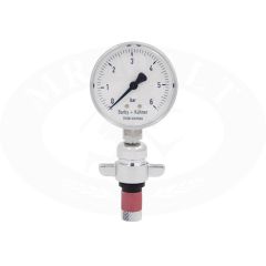 Manometer for bottles d. mm 16