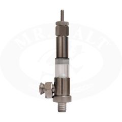 Manual keg filler regulation valve