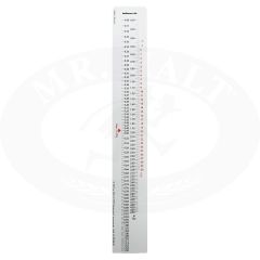 CO2 calculator attachment - slide rule