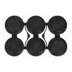 Can Carriers 6-pack black pcs 50