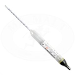 Saccharometer 0-7 - 0,1% w/thermometer