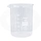 Heat-resistant graduated glass beaker - 2000 ml