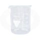 Heat-resistant graduated glass beaker - 600 ml