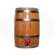 PartyKEG 5 l wooden style w/tap w/rubber plug