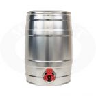 PartyKEG 5 l ss w/tap w/rubber plug